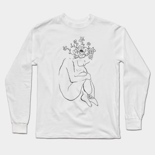 Floral sadness Long Sleeve T-Shirt